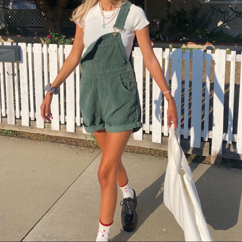 Princess polly hunter green overalls